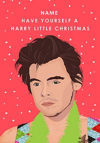 Tap to view Have Yourself A Harry Little Christmas Personalised Card