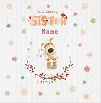 Tap to view Boofle Sister Square Christmas Card