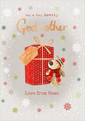 Boofle Godmother Christmas Card