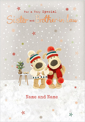 Boofle Sister And Brother-In-Law Christmas Card