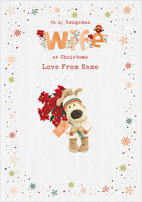 Boofle Wife Christmas Card