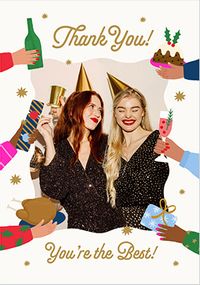 Tap to view Thank You You're The Best Photo Christmas Card