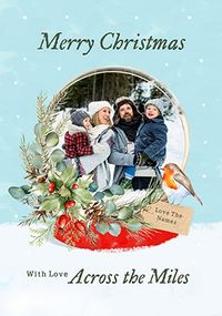 Tap to view Cancer Research UK From Across The Miles Christmas Photo Card