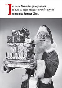 Tap to view Starmer Klaus Christmas Card