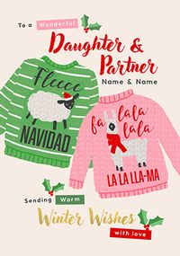 Tap to view Christmas Jumpers Card for Daughter and Partner