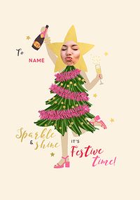 Tap to view Christmas Tree Dress Photo Card