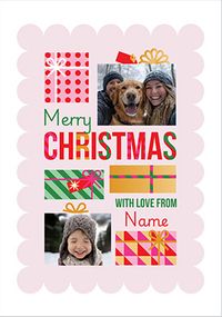Tap to view Stand Up To Cancer With Love 2 Photo Christmas Card