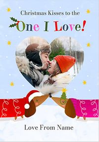Tap to view Dachshund Photo Christmas Card To One I Love