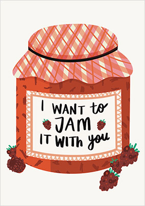Jam It With You Anniversary Card