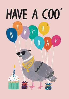 Have a Coo' Birthday Card