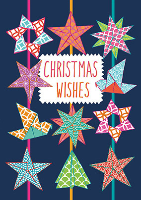 Stars Christmas Wishes Card