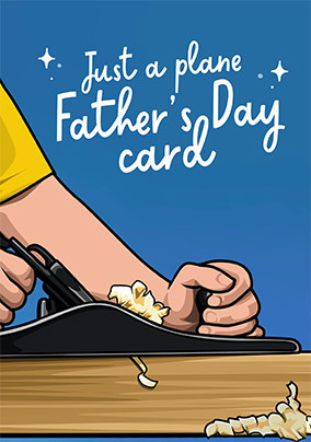 Plane Father's Day Card