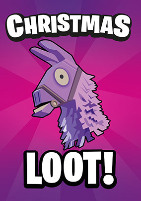 Christmas Loot Spoof Card