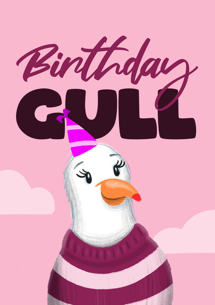 Birthday Gull Card