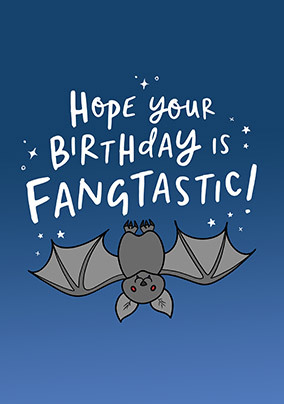 Fangtastic Birthday Card