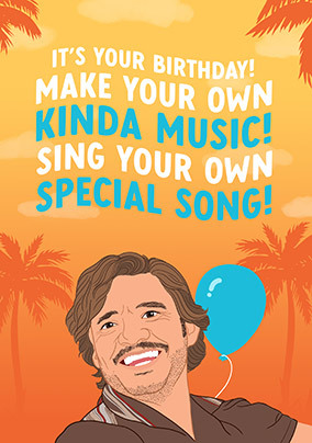 Special Song Topical Birthday Card