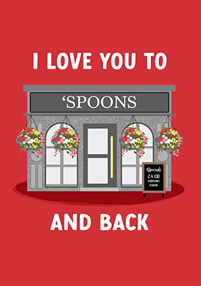 Love You to Spoof Card