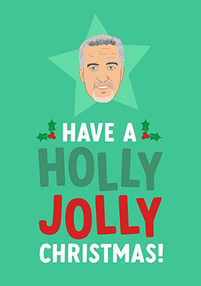 Holly Jolly Spoof Christmas Card