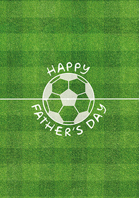 Happy Father's Day Football Card