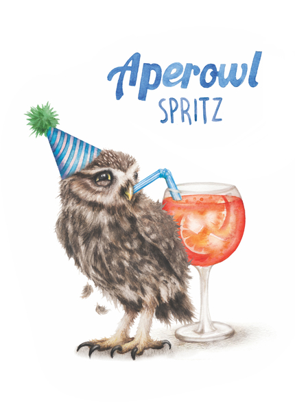 Aperowl Spritz Card