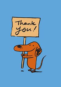Tap to view Thank You Dog Sign Card