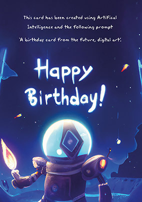 Artificial Intelligence Birthday Card