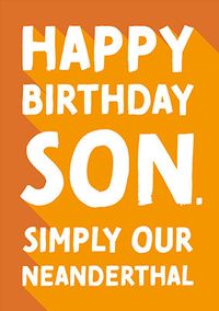 Tap to view Birthday Son Definition Card