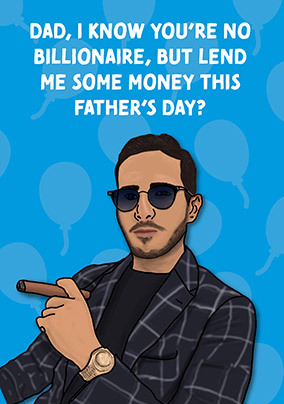 Lend Me Some Money Father's Day Card
