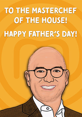 Chef of the House Father's Day Card