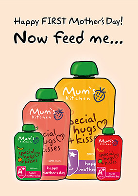 Feed Me Mothers Day Card