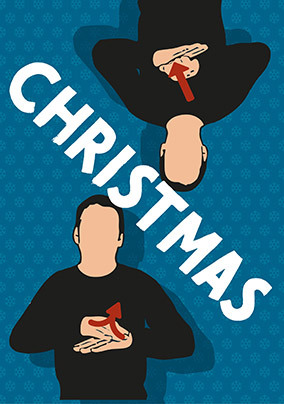 Sign Language Christmas Card