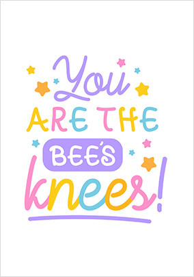 Bees Knees Thank You Card