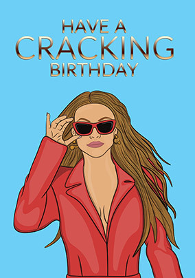 Cracking Birthday Sunglasses Card