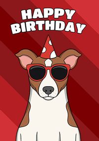 Tap to view Jack Russell Terrier Birthday Card