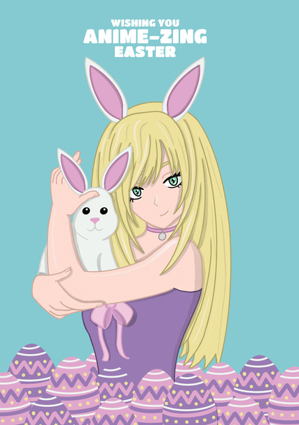 Anime-zing Easter Card
