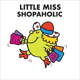 Little Miss Shopaholic Birthday Card