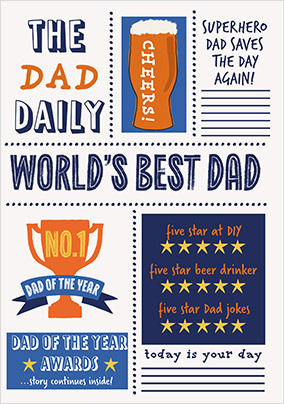 Dad Daily Father's Day Card