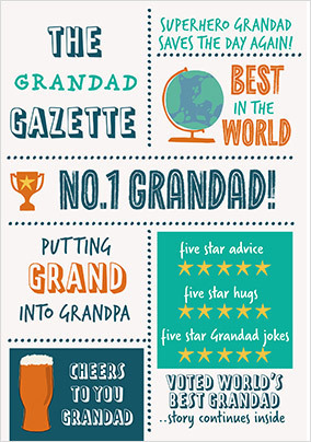 Grandad Daily Father's Day Card