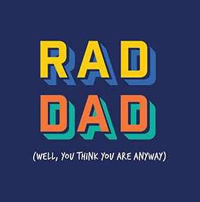 My Rad Dad Father's Day Card