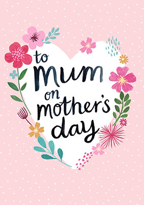 Mummy On Mothers Day Card