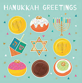 Hanukkah Greetings Card
