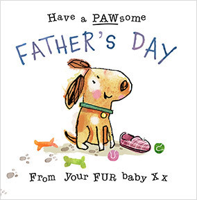 Have a Pawsom Father's Day Card
