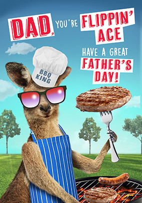 Dad Flippin' Ace Father's Day Card