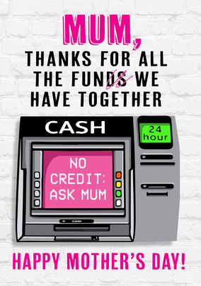 Funds Together Mother's Day Card