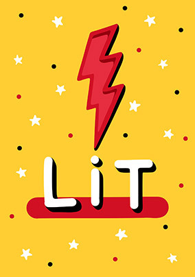 LiT Birthday Card