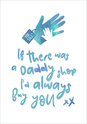 Daddy Shop Father's Day Card
