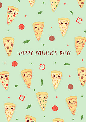 Father's Day Pizza Card