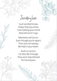 Tap to view Sympathy Poem Card