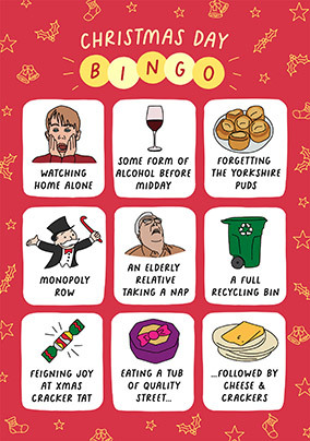 Christmas Bingo Card