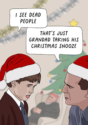 Christmas Snooze Card
